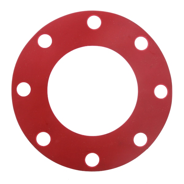 Jones Stephens 5in. Red Rubber Full Face Gasket G51005 - main